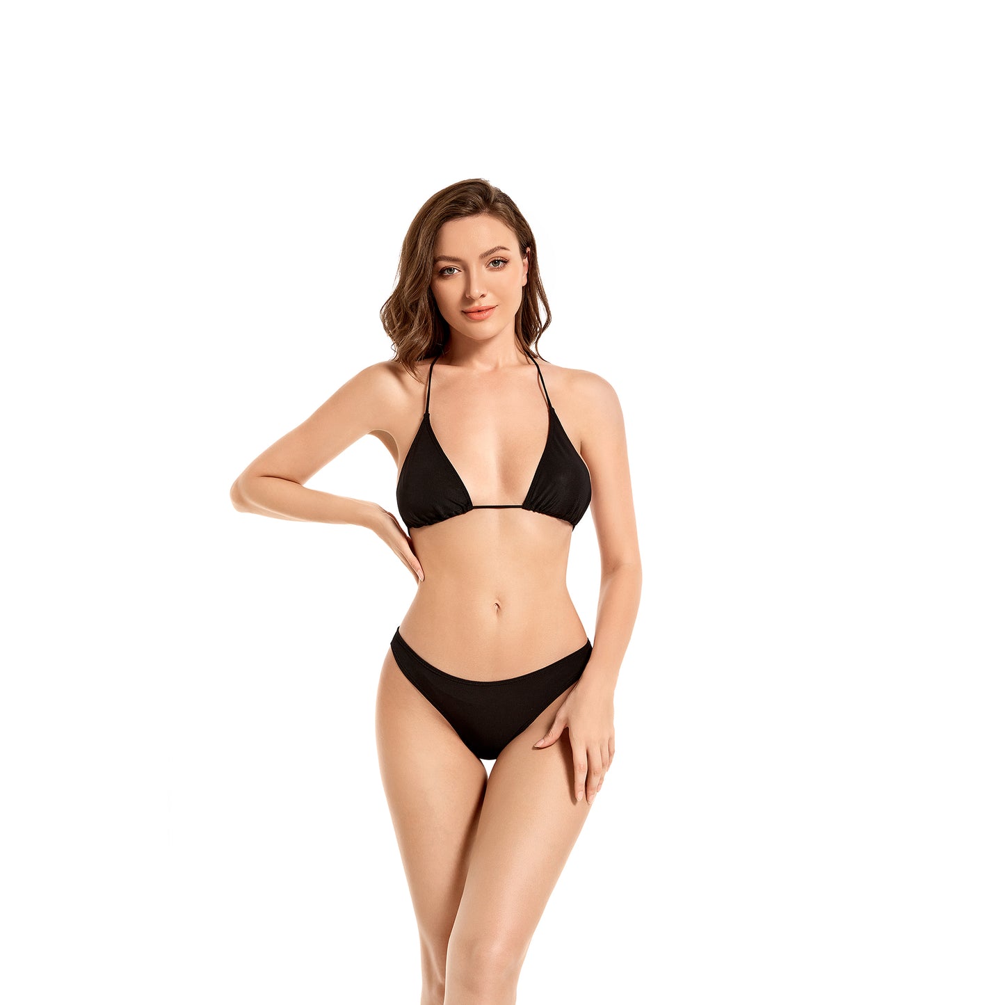 HI-CUT TAN-THROUGH BIKINI BOTTOM