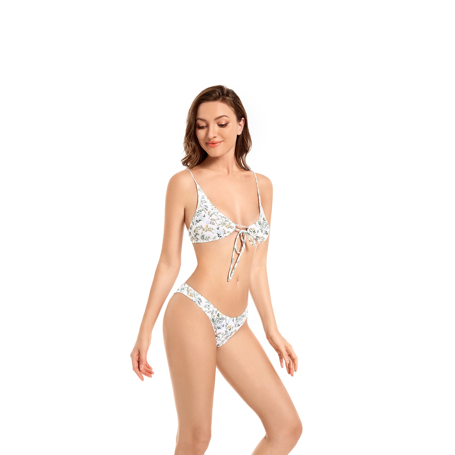 EDEN TAN-THROUGH BIKINI SET