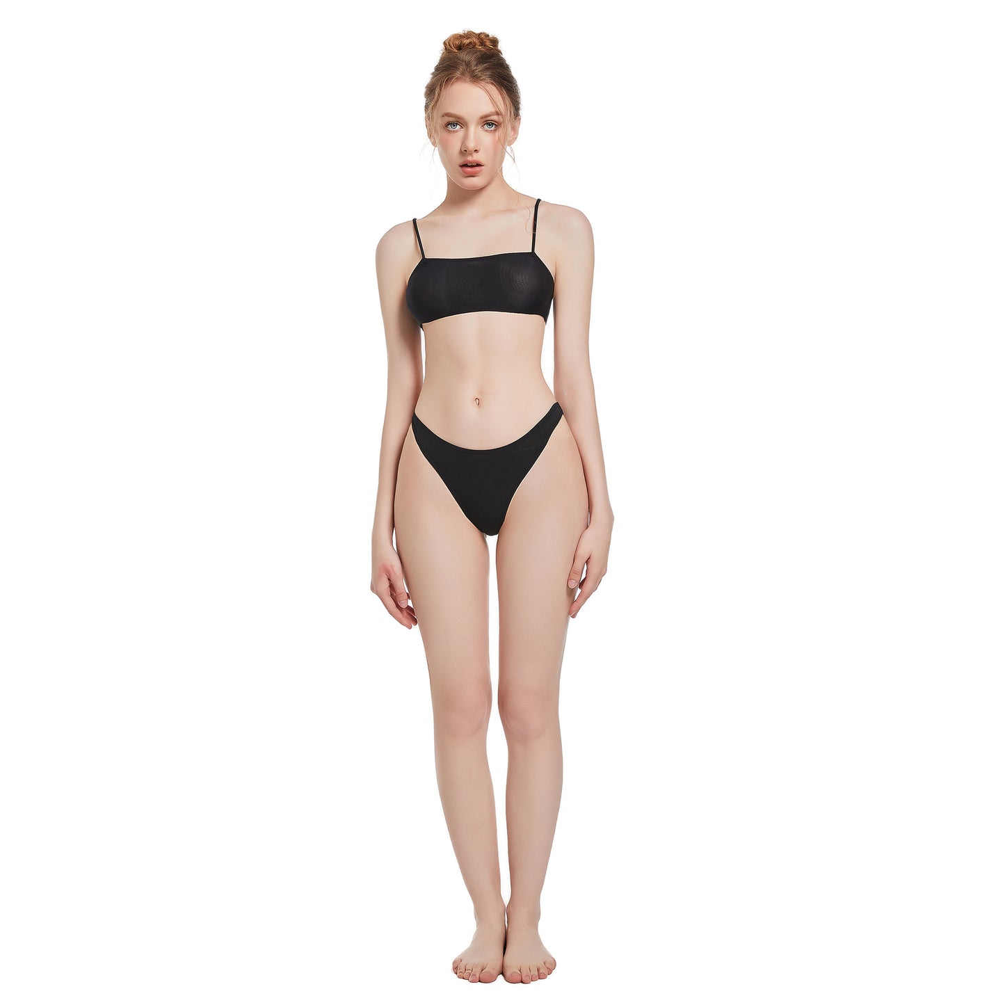 LUNA TAN-THROUGH BIKINI SET
