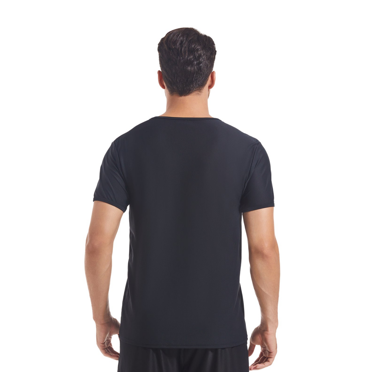 MEN'S V NECK TAN-THROUGH SHIRT
