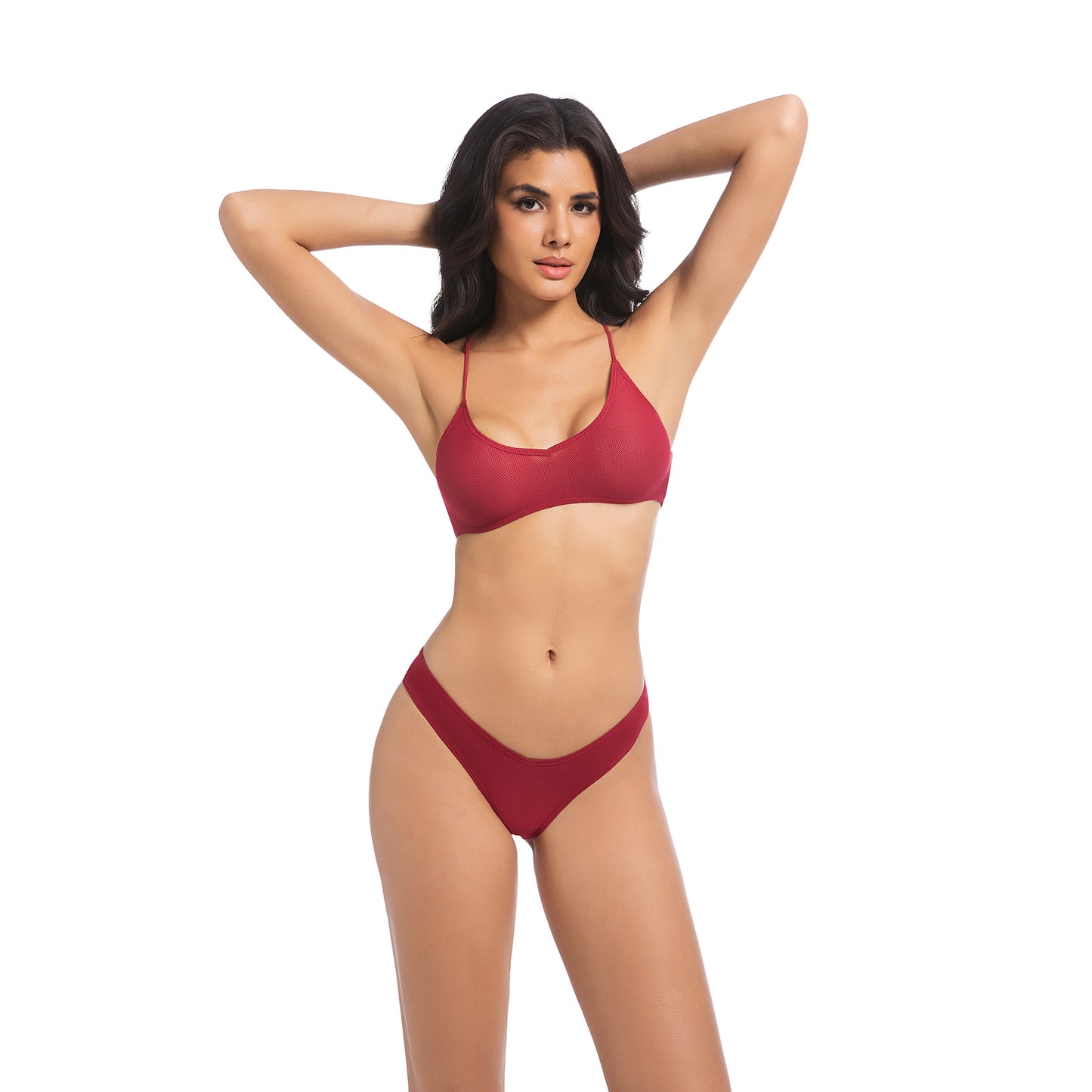ISLA SOLSTICE TAN-THROUGH BIKINI SET