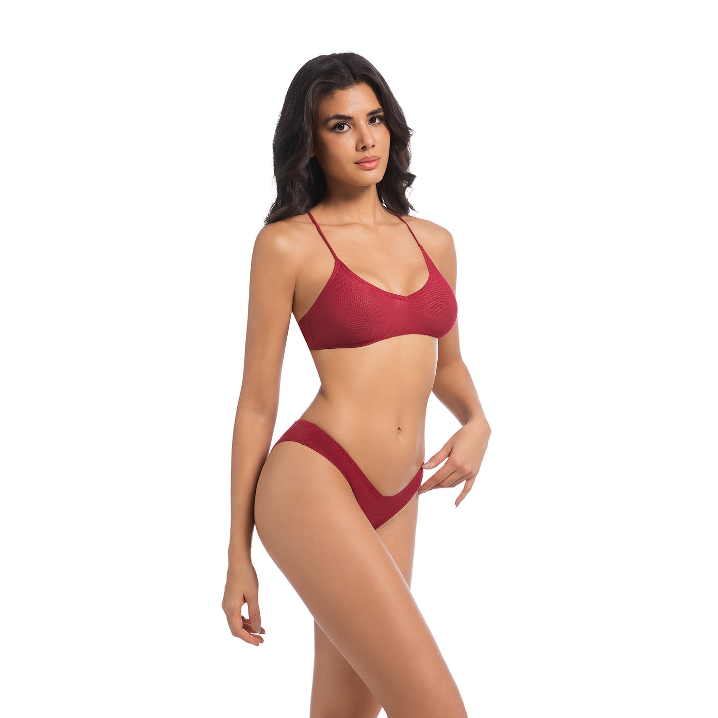 ISLA SOLSTICE TAN-THROUGH BIKINI SET