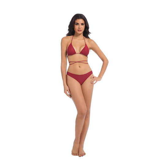 BALI NOIR TAN-THROUGH BIKINI SET