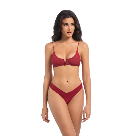 ZEPHYR SANDS TAN-THROUGH BIKINI SET