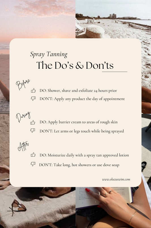 Spray Tanning: The Ultimate Do’s & Don’ts for a Flawless Glow