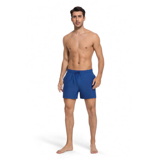 MEN'S AZURE TAN-THROUGH SWIM TRUNKS | OLUZU SWIM