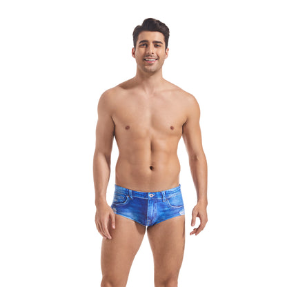 DENIM TAN-THROUGH MEN'S BRIEF