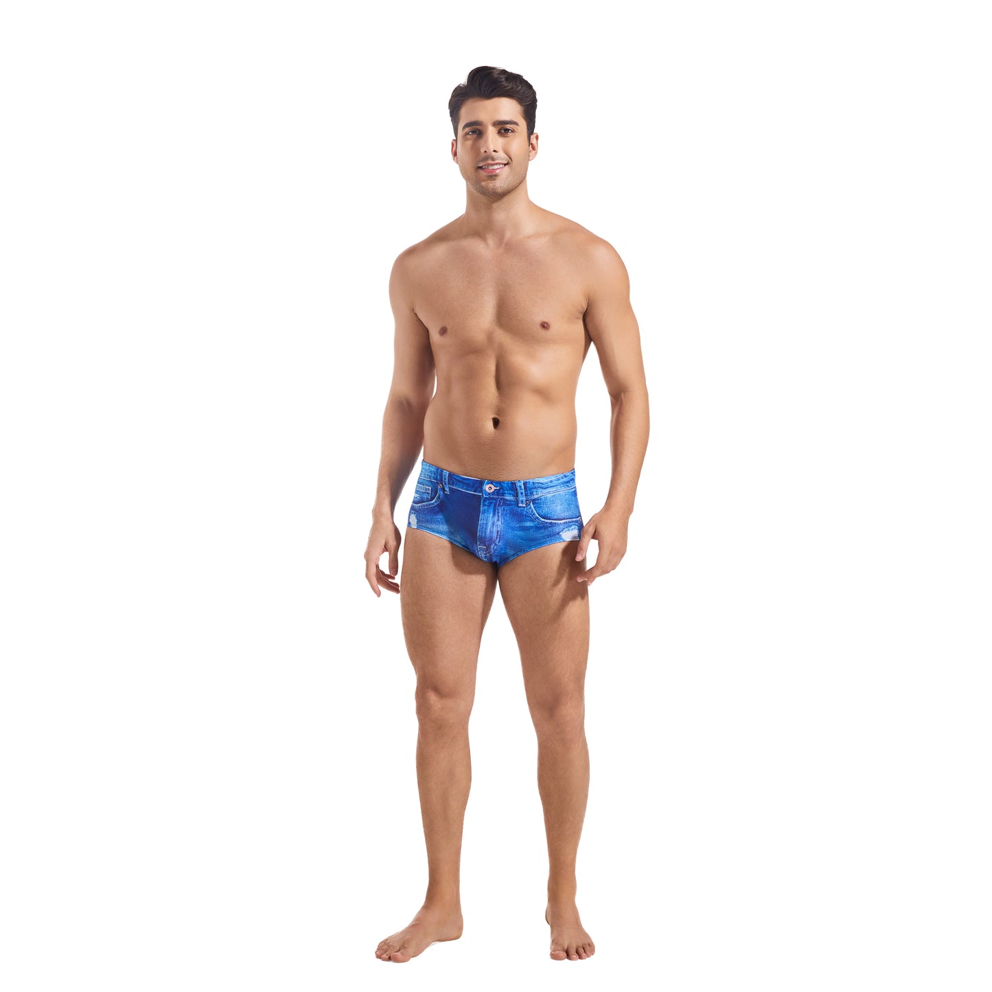 DENIM TAN-THROUGH MEN'S BRIEF