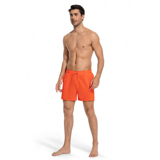 MEN'S CORAL TAN-THROUGH SWIM TRUNKS | OLUZU SWIM
