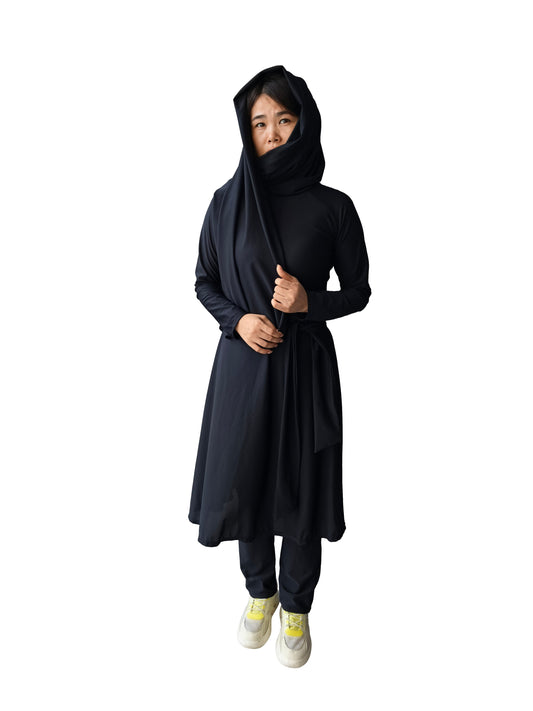 MODEST TAN-THROUGH BURKINI SET | OLUZU SWIM