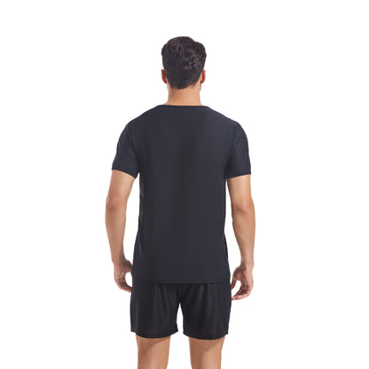 MEN'S V NECK TAN-THROUGH TOP