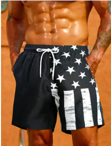 Patriotic Men's Swim Trunks