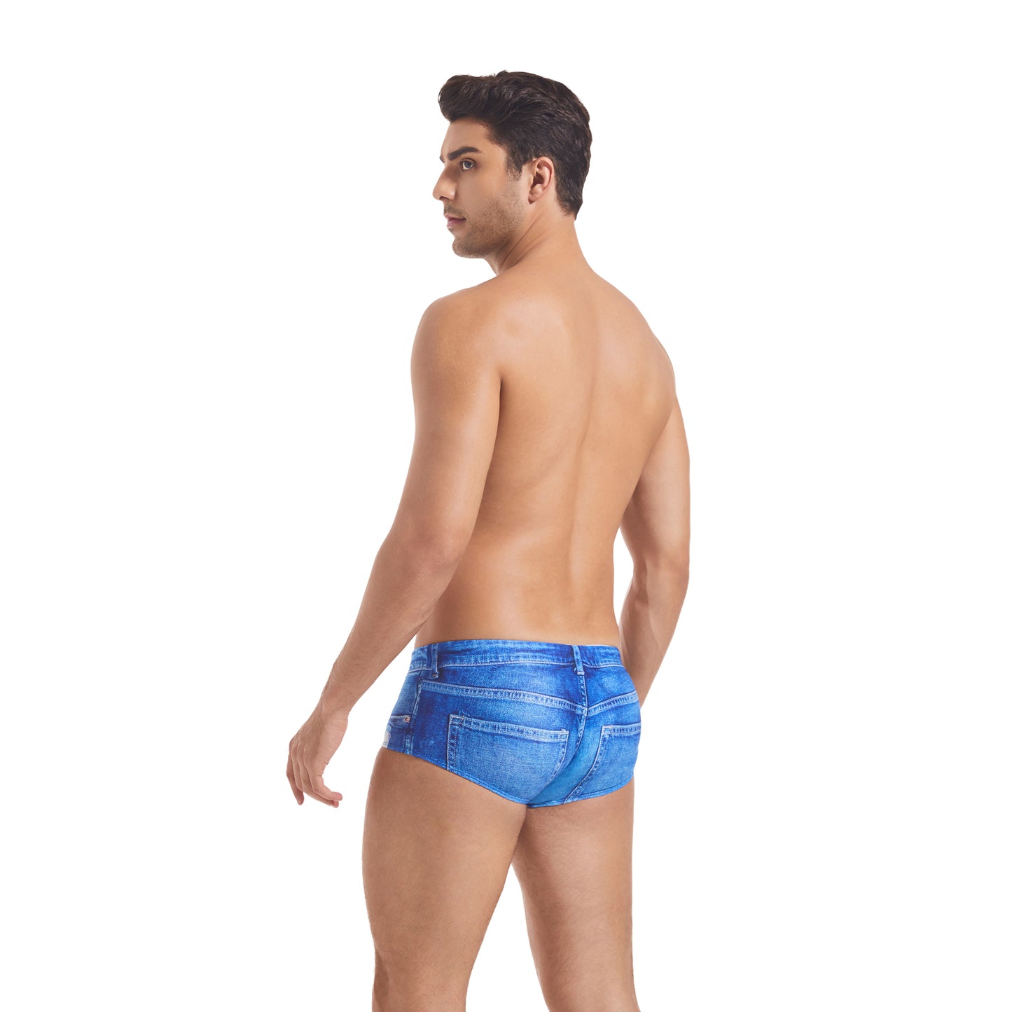 DENIM TAN-THROUGH MEN'S BRIEF