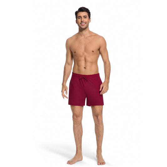 MEN'S PURPLE TAN-THROUGH SWIM TRUNKS | OLUZU SWIM