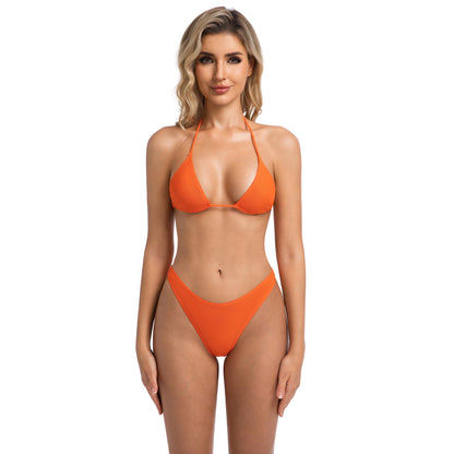 PAPAYA SHORE TAN-THROUGH BIKINI SET | OLUZU SWIM