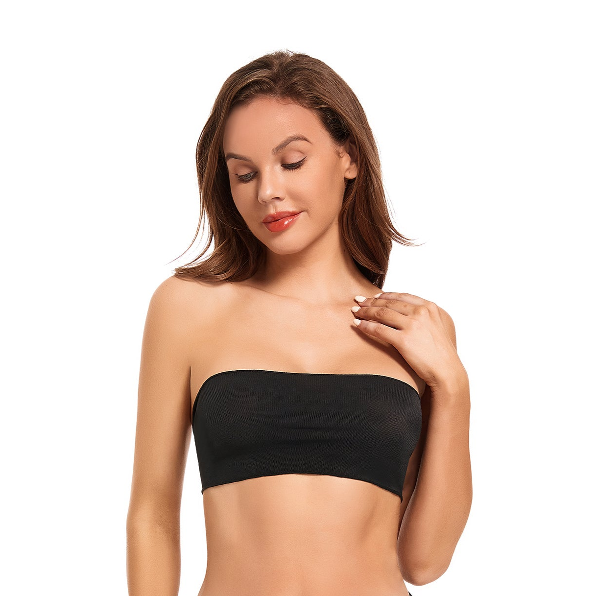 SEA BREEZE TAN-THROUGH BIKINI TOP