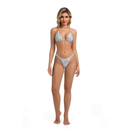 MOSAIC DRIFT TAN-THROUGH BIKINI SET | OLUZU SWIM