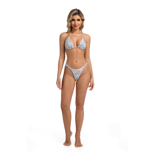 MOSAIC DRIFT TAN-THROUGH BIKINI SET | OLUZU SWIM