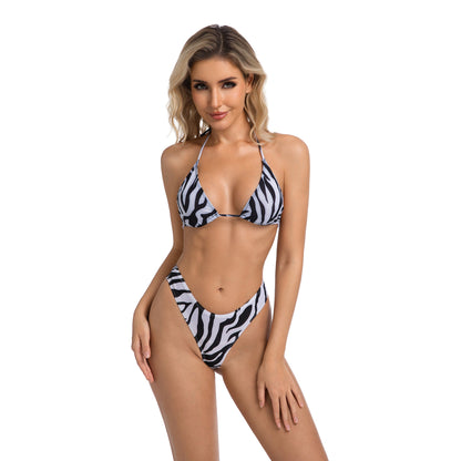 TROPIC HAVEN TAN-THROUGH BIKINI SET — view 2 | OLUZU SWIM