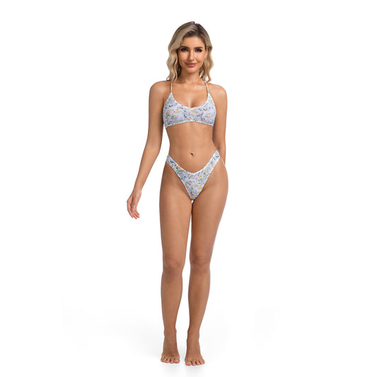 TROPIC PEARL TAN-THROUGH BIKINI SET | OLUZU SWIM