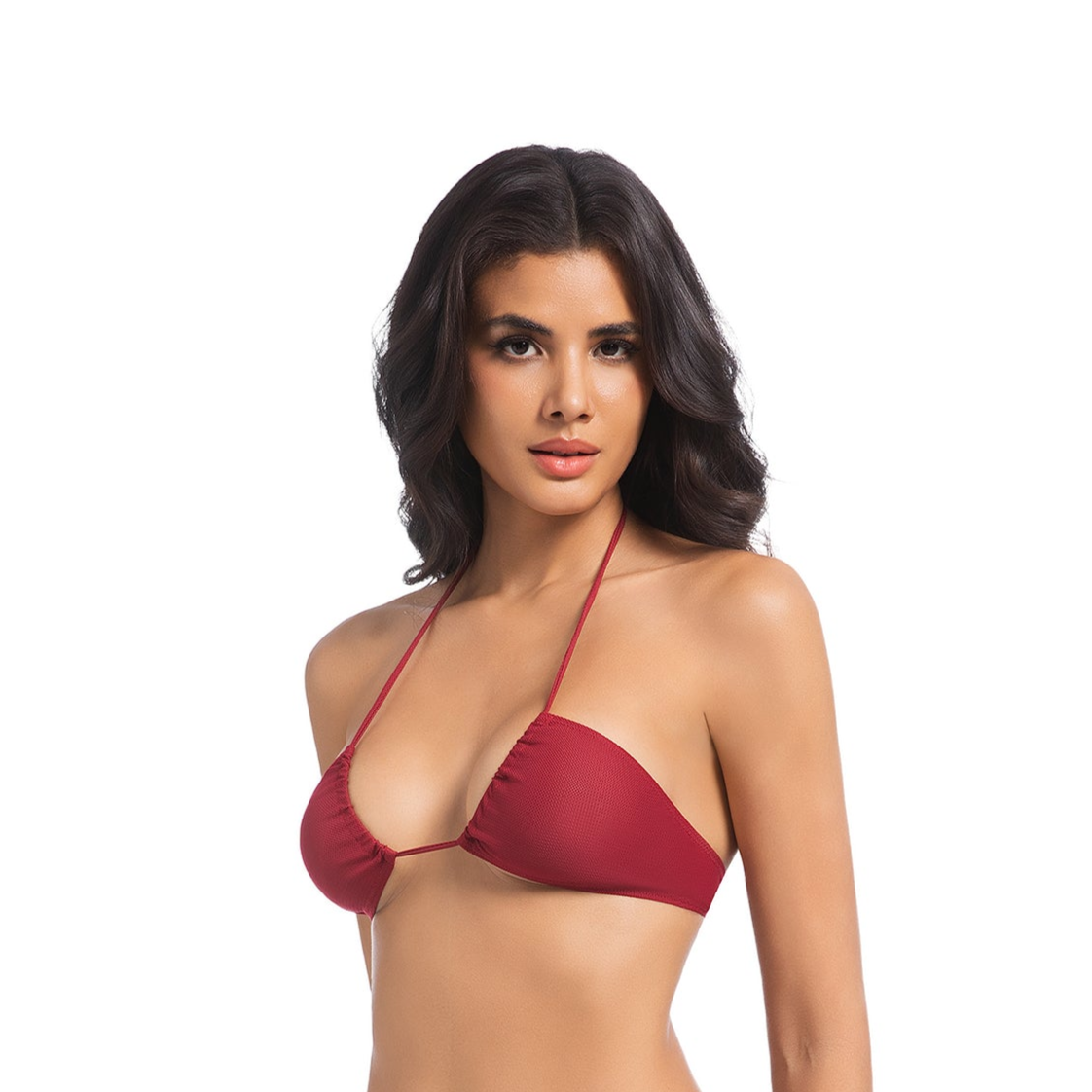 APHRODITE DUSK TAN-THROUGH BIKINI TOP