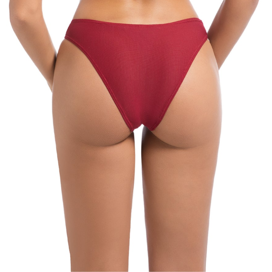 ZEPHYR SANDS TAN-THROUGH BIKINI BOTTOM