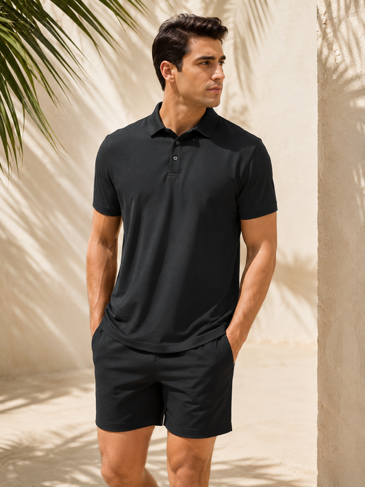 MEN'S TAN-THROUGH POLO SHIRT